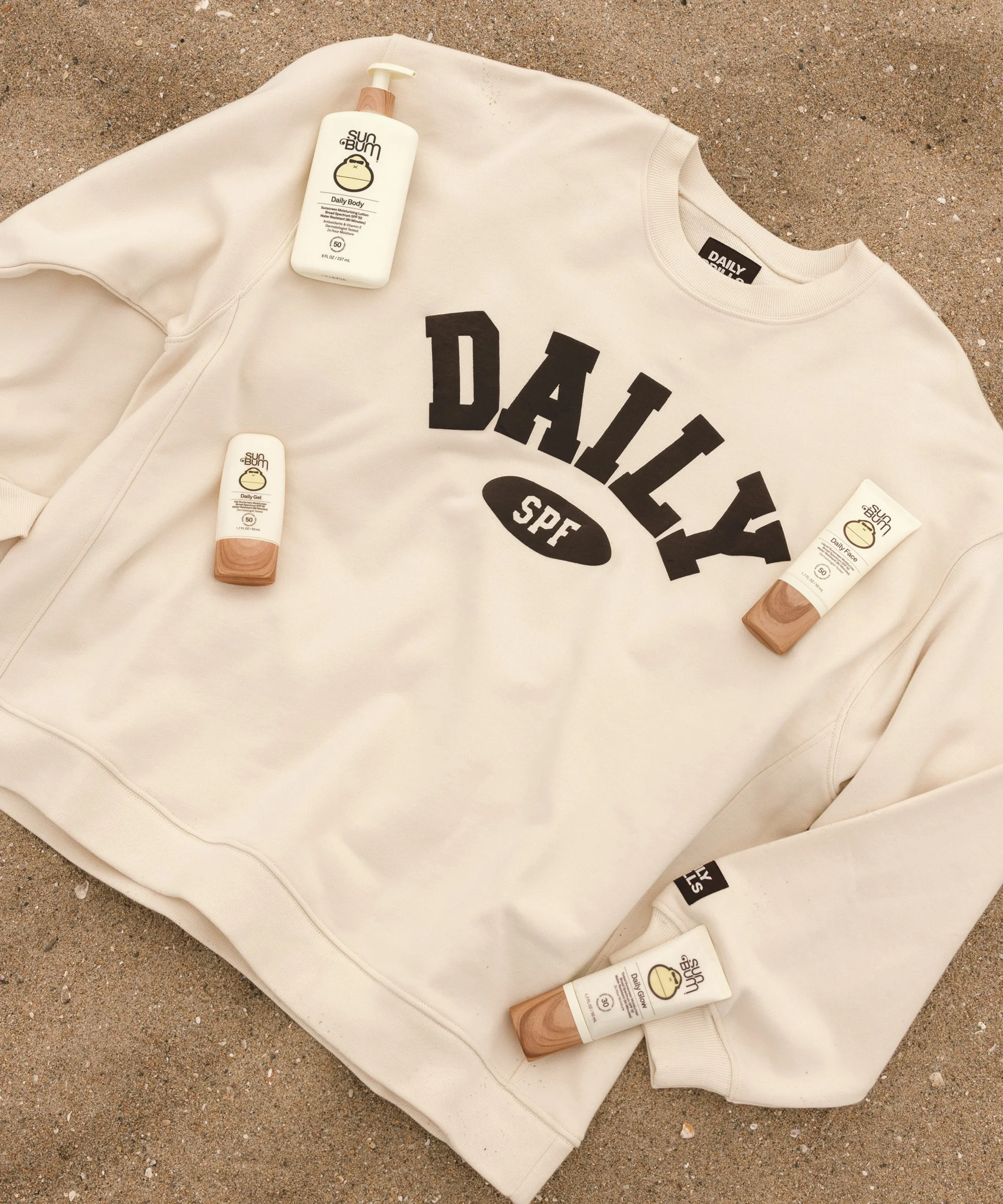Daily Drills x Sun Bum Oversized Crewneck - Image 5